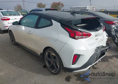 2019 Hyundai Veloster Turbo Ultimate from USA, damaged, VIN KMHTH6AB7KU015014